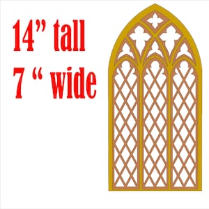 Wall decor, Gothic tracery home decor, Cathedral window, Altar diy, Shrine diy, Gothic revival decor, Wall art, Gothic arch