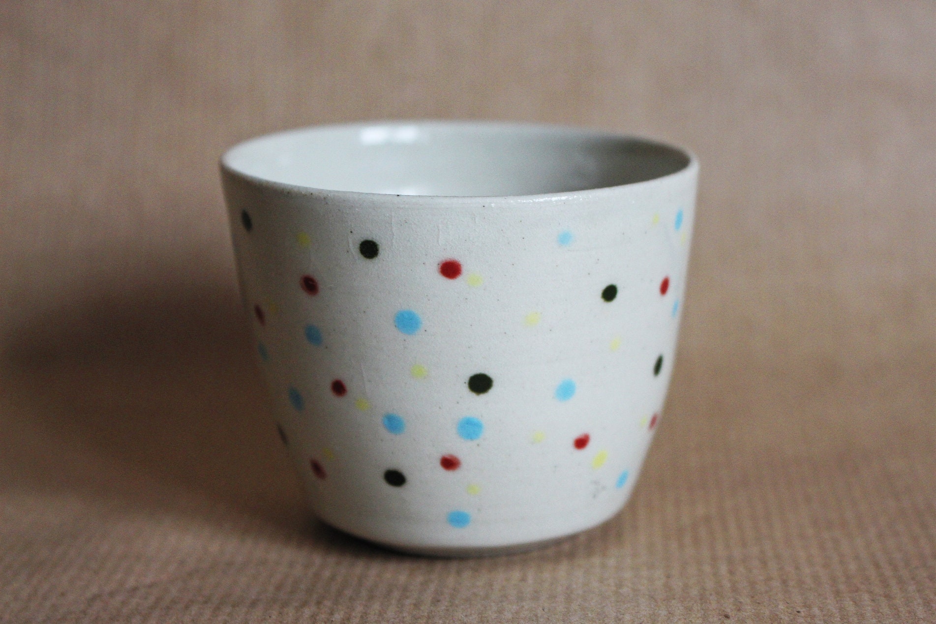 Tasse à Expresso Pétillante, Pleine de Confettis