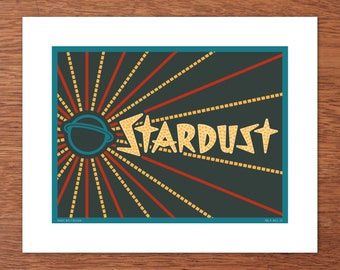 Stardust Casino Las Vegas Fine Art Print - Vintage Retro Art by Magic Bolt Design