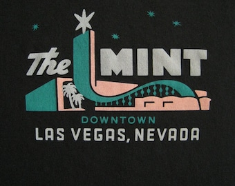 SALE - Mint Casino Las Vegas T-Shirt - Vintage Retro Tees for Men and Women by Magic Bolt Design - All Women's Sizes ON SALE!