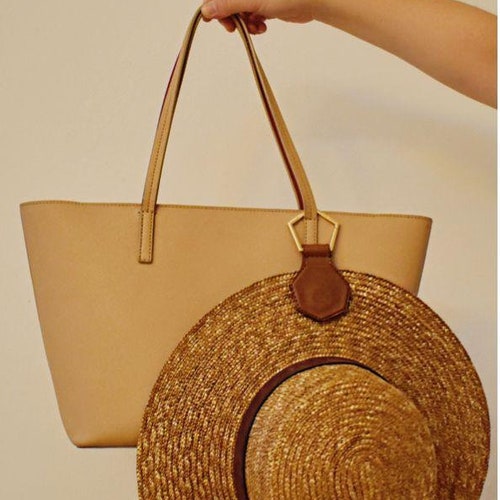 Faux Leather Hat Holder Tote Bag Etsy