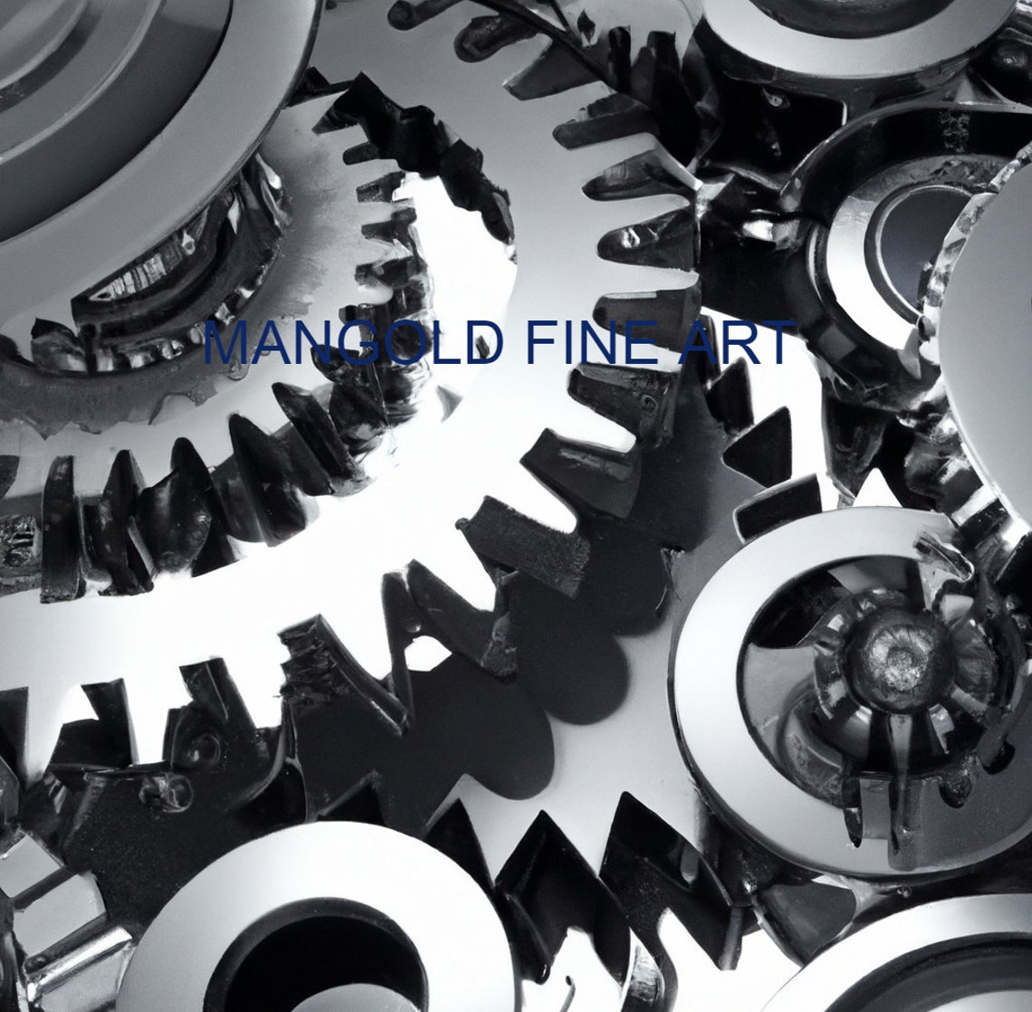 Engineering Design, 3D Render of Gears, Bundle of 5, Download and Print ...