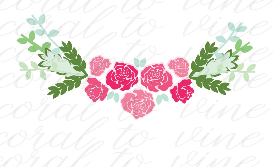 Flower SVG roses SVG floral svg spring floral SVG floral ...