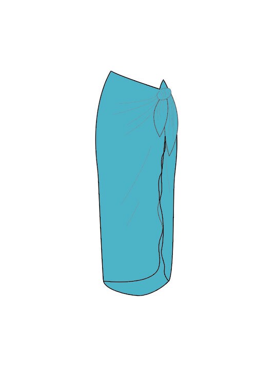 Sarong Sewing Pattern No Sew Pattern Easy Beginner Wrap Etsy