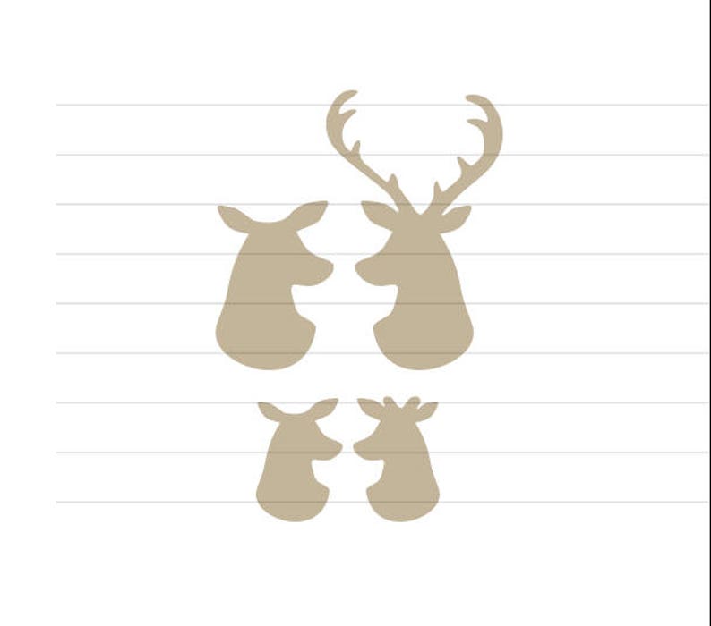 Download Deer SVG deer family SVG reindeer svg holiday svg deerhead ...