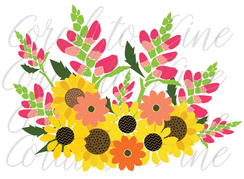 Free Free 322 Sunflower Bouquet Svg SVG PNG EPS DXF File
