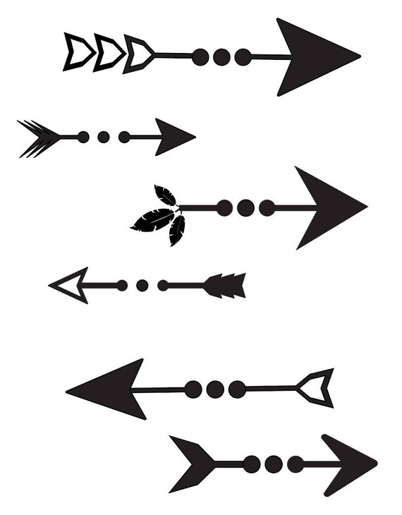 Download Arrow SVG pretty arrow SVG arrow feathers SVG arrow set | Etsy