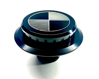 Airheads C-Icon schwarz, Nachfüllkappe + Tastensperre für BMW Airheads. Passend für alle BMW R100/R80/R65/R45.