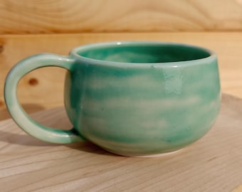 Ceramic Mug: Blue, Blue and Green Options Available