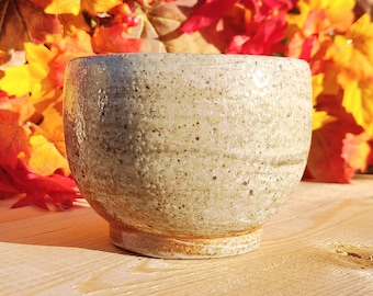Small Swirl Soda Fired Stoneware Bowl