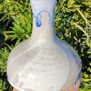 Soda Fired Porcelain Ceramic Bottle Vase