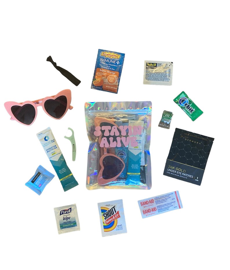 Stayin' Alive Bachelorette Party Hangover Kit Recovery - Etsy