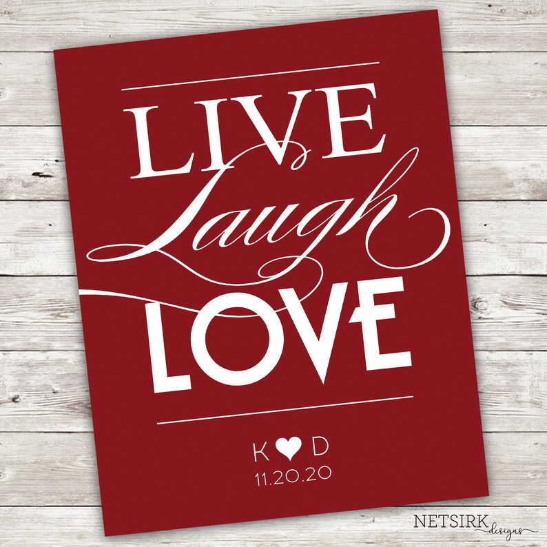 DIGITAL FILE Custom Personalized Wedding Print Home Decor Wedding Gift