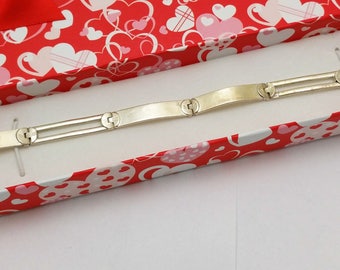 Bracelet link Silver 925 60s stainless bracelet nice SA341