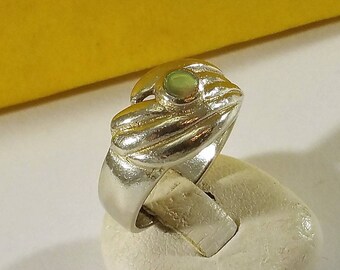 17.2 mm Ring silver 925 abalone shell rar SR1022