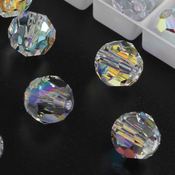 5000-08-001AB Swarovski Round Beads Crystal AB (001 AB)