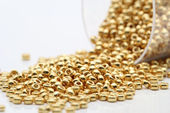 Miyuki Round Rocailles 6//0 Duracoat Galvanized Seed Beads RR-4203
