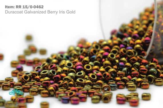 Miyuki Round Rocailles 6//0 Duracoat Galvanized Seed Beads RR-4203