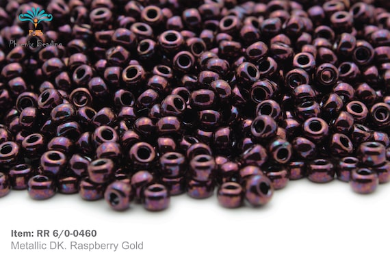 Miyuki Round Rocailles 6//0 Duracoat Galvanized Seed Beads RR-4203