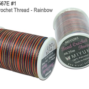 Miyuki Crochet Threads 25M Sold Per Spool