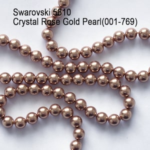 5810-769 Austria Crystal Rose Gold Pearl (001 769 )