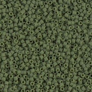 DB-1585 Miyuki Delica 11/0, Opak Matt Avokado, 5 - 10 - 20 - 100 grams Rosor