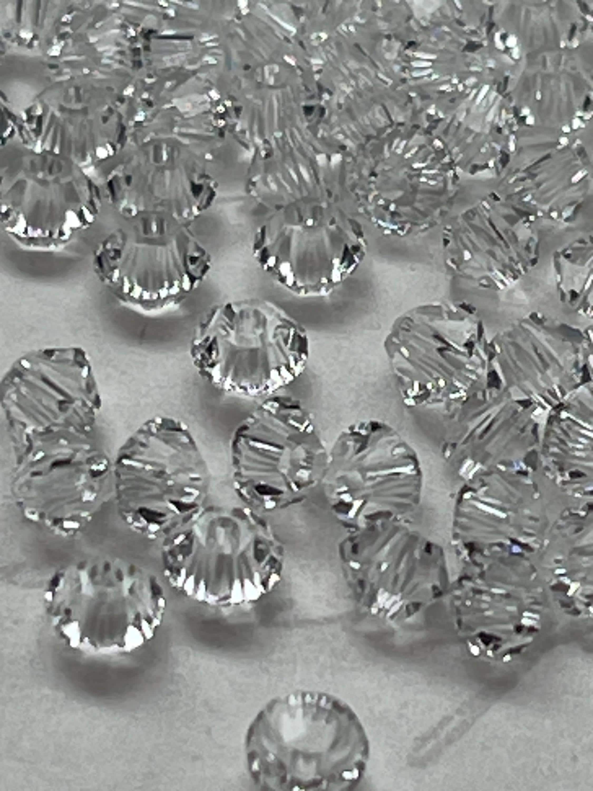 5328-001 Swarovski Bicone Crystal Beads Crystal Clear , 2.5