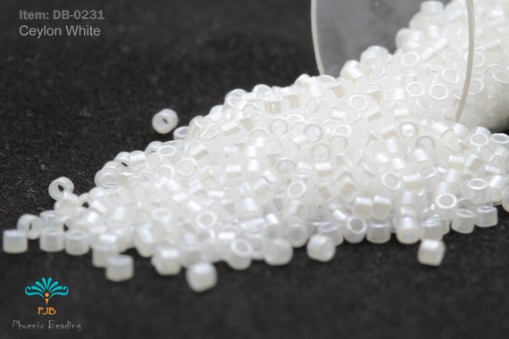 Delica 11//0 Round White Pearl