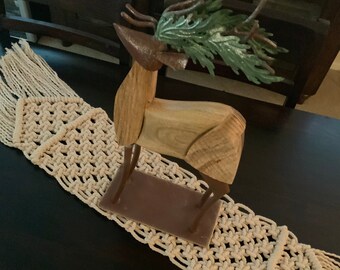 Macrame Table Runner, table runner, wedding table decor, fiber art, boho decor, macrame decor, wedding decor, dining table runner, runners