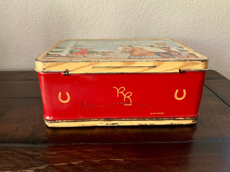 Vintage Western Lunch Box & Thermos Roy Rogers and Dale Etsy