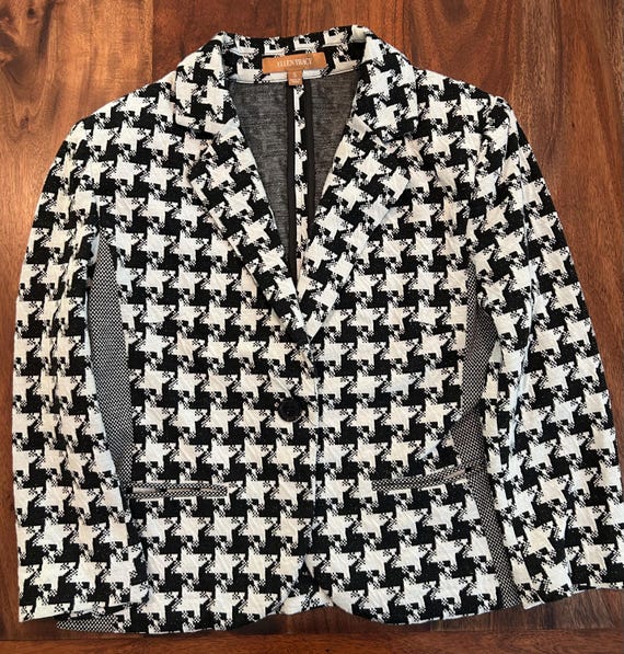 Tracy Ellen Houndstooth Jacket - image 1