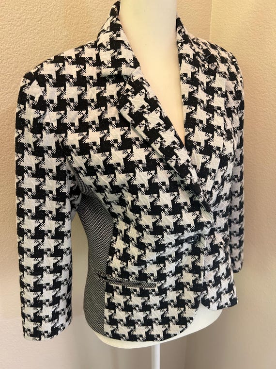 Tracy Ellen Houndstooth Jacket - image 3