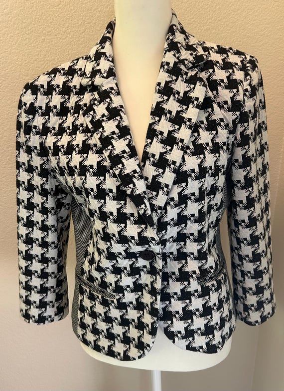 Tracy Ellen Houndstooth Jacket - image 2