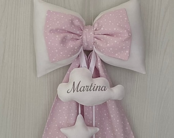 BANNER STRISCIONE NASCITA PERSONALIZZATO CON NOME - UNICORNO MONELLO ROSA - BANNER PVC ANCHE DA ESTERNO GARANZIA 5 ANNI (150X100 CM