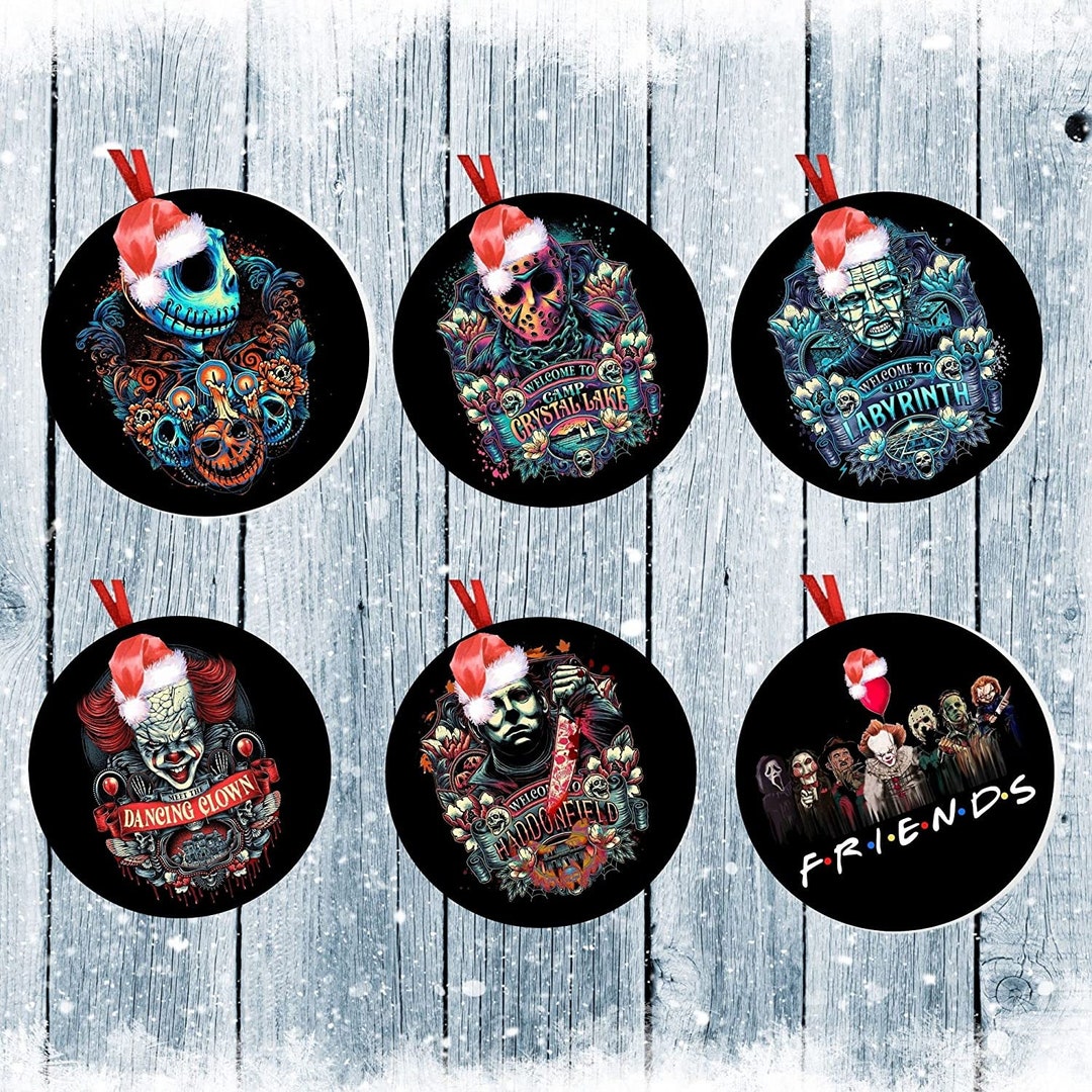 Horror Christmas Ornaments 