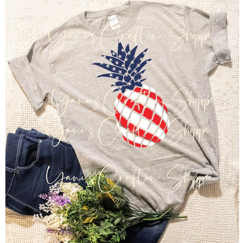 Download SVG Patriotic Pineapple svg Independence day Svg 4th of | Etsy