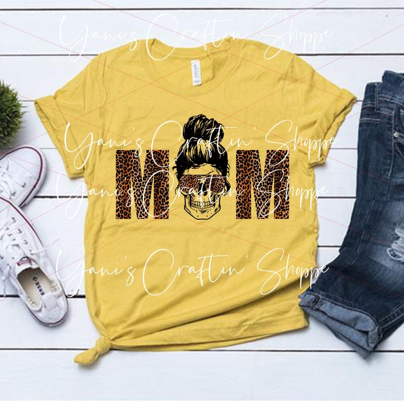 Download Leopard Skull Mom SVG Skull Mom Svg and Png Digital | Etsy