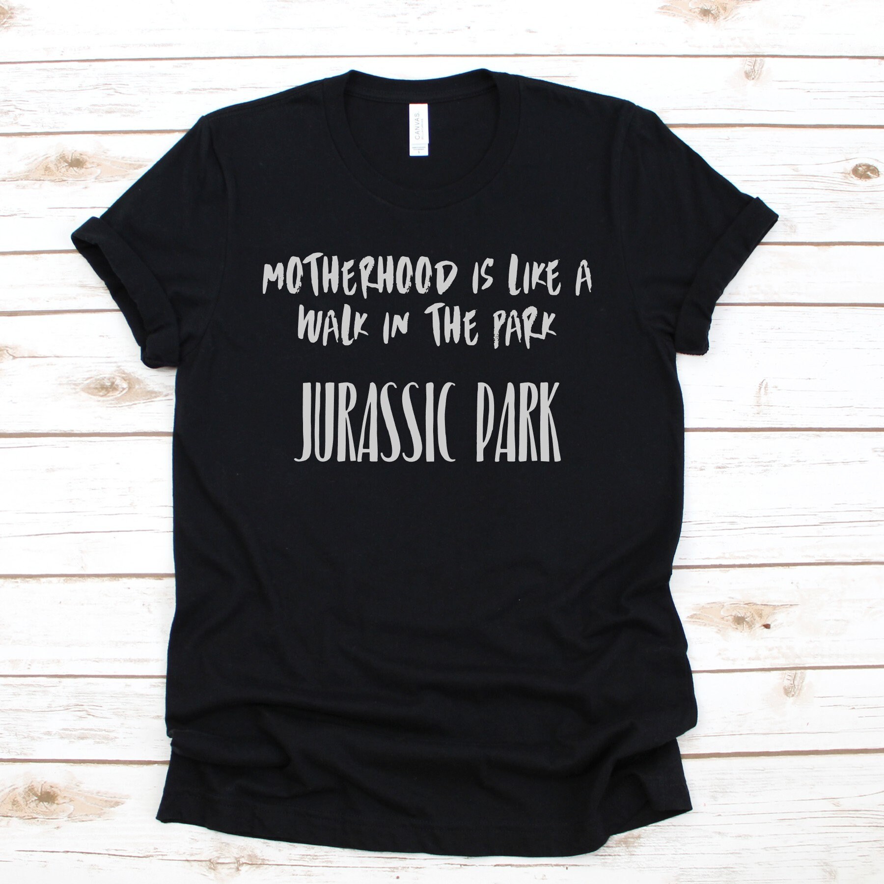 Motherhood is like a walk in the park Jurassic park Svg | Etsy