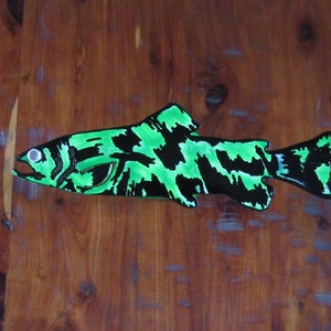 Crazy Fish Hitch Cover-Welded Art-Trailer Hitch Covers