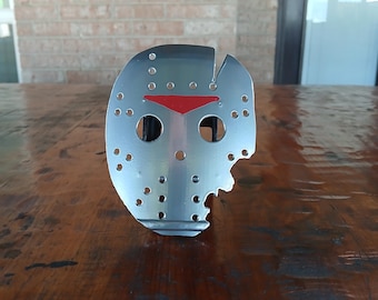 Horror Hitch Cover "Chrome Edition"  Slasher Hockey Mask