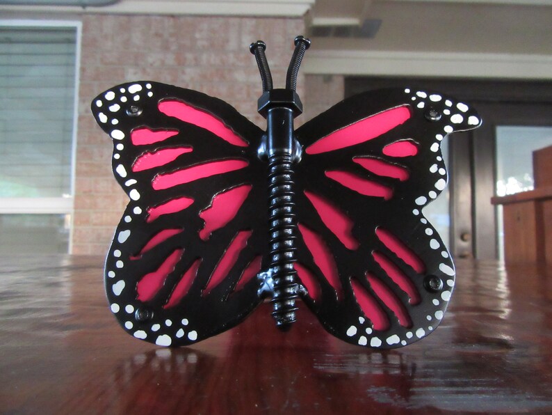 Butterfly Hitch Coverwelded Arttrailer Hitch Covers Etsy