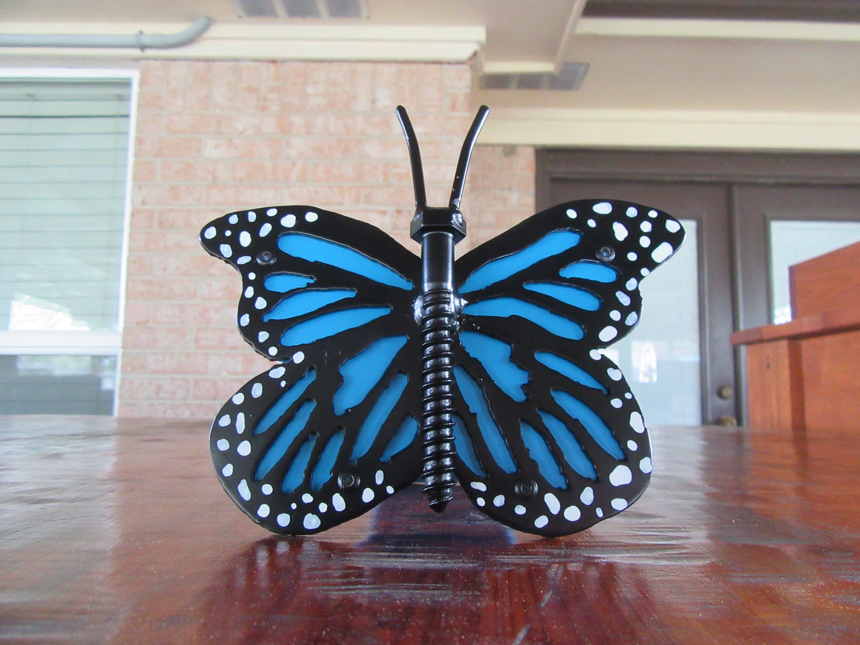 Butterfly Hitch Coverwelded Arttrailer Hitch Covers Etsy UK