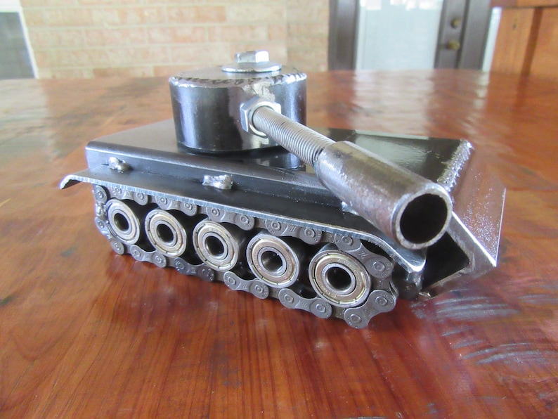 Heavy Metal Tank 2Welded Tank SculptureScrap Etsy