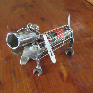 Rock star Weenie Dog-Soda Can Dachshund