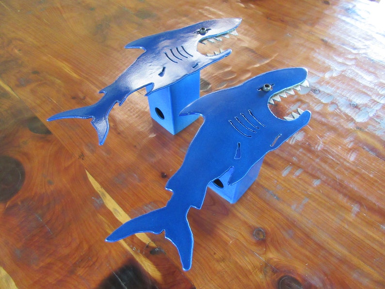 Shark Hitch CoverScrap ArtFish Hitch CoverMetal Etsy