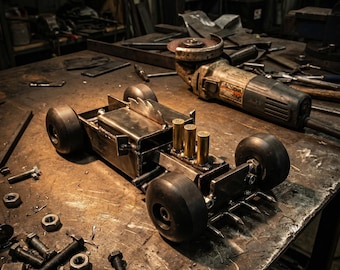 Hot Rod Welded Sculpture-Rat Rod Truck