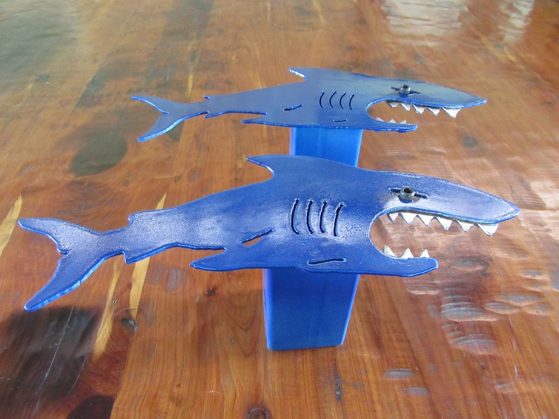 Shark Hitch CoverScrap ArtFish Hitch CoverMetal Etsy