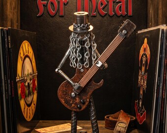 Slash Welded Figurine-Heavy Metal Art Sculpture