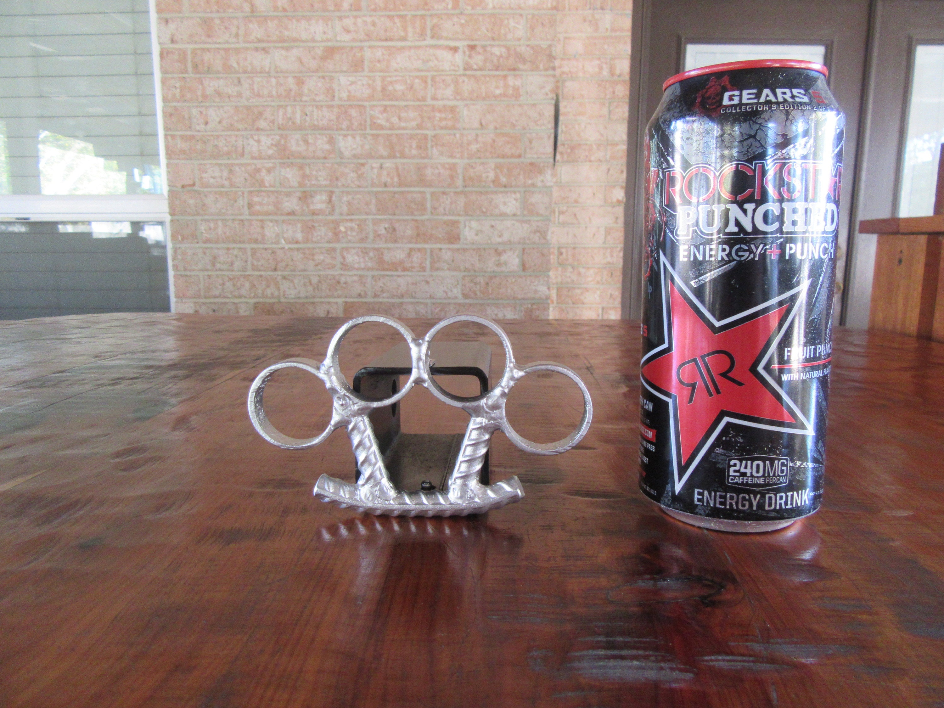 Knuckles Hitch Coverwelded Art Trailer Hitchesbrass Etsy