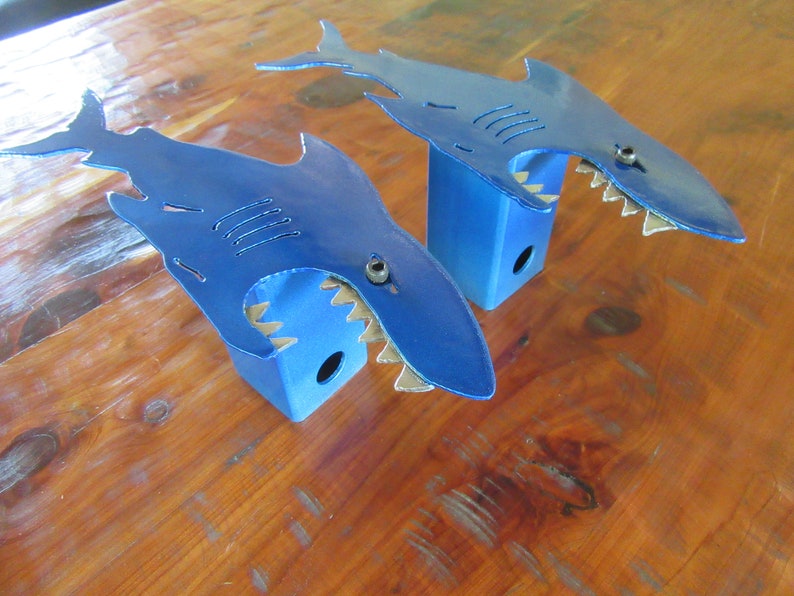 Shark Hitch CoverScrap ArtFish Hitch CoverMetal Etsy